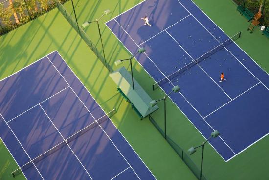酒店网球场