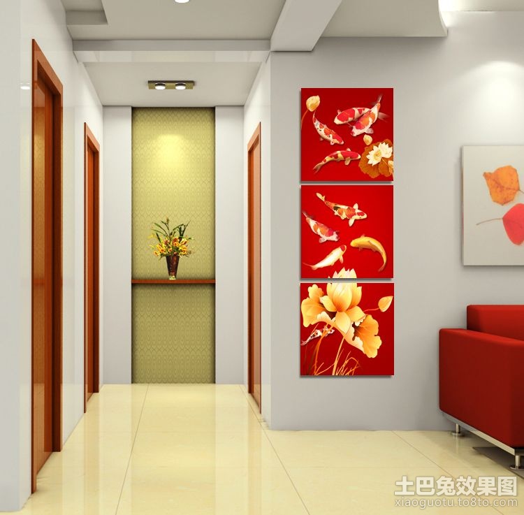 中式客厅玄关效果图   走廊玄关装修效果图